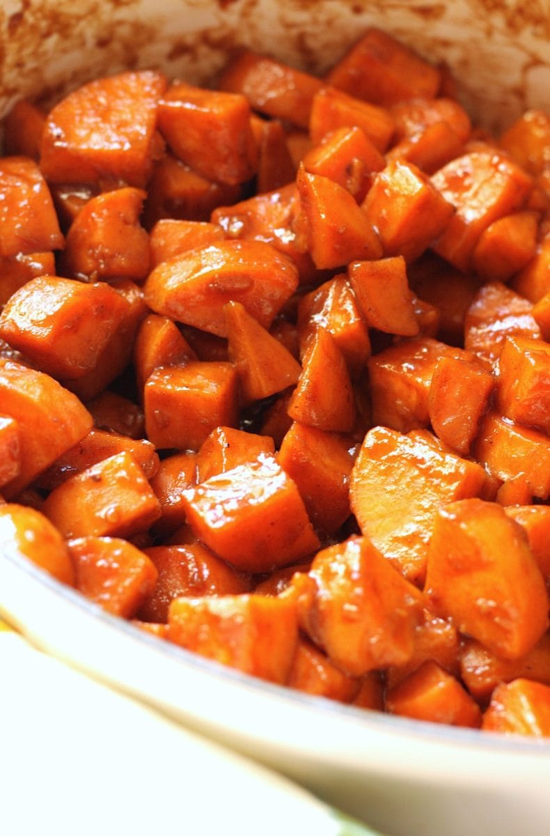 Stove Top Candied Sweet Potatoes Recipe | The Hungry Hutch