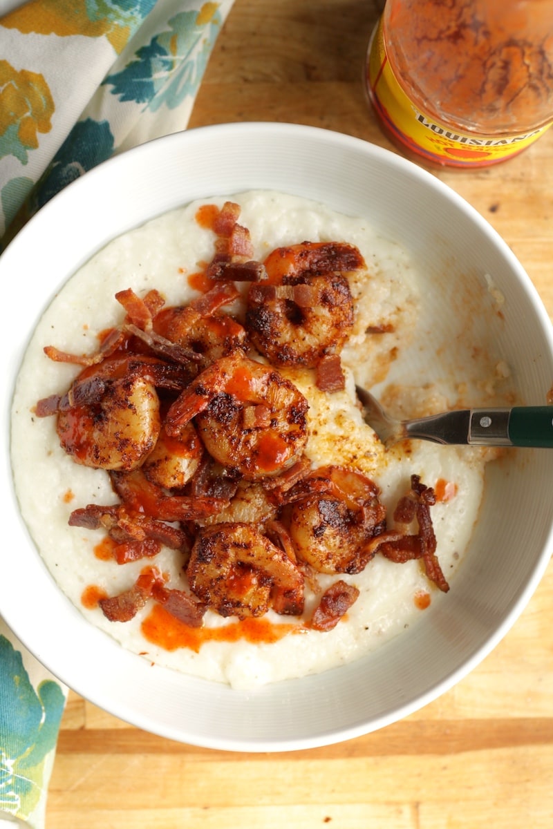 Shrimp and Grits Recipe | The Hungry Hutch