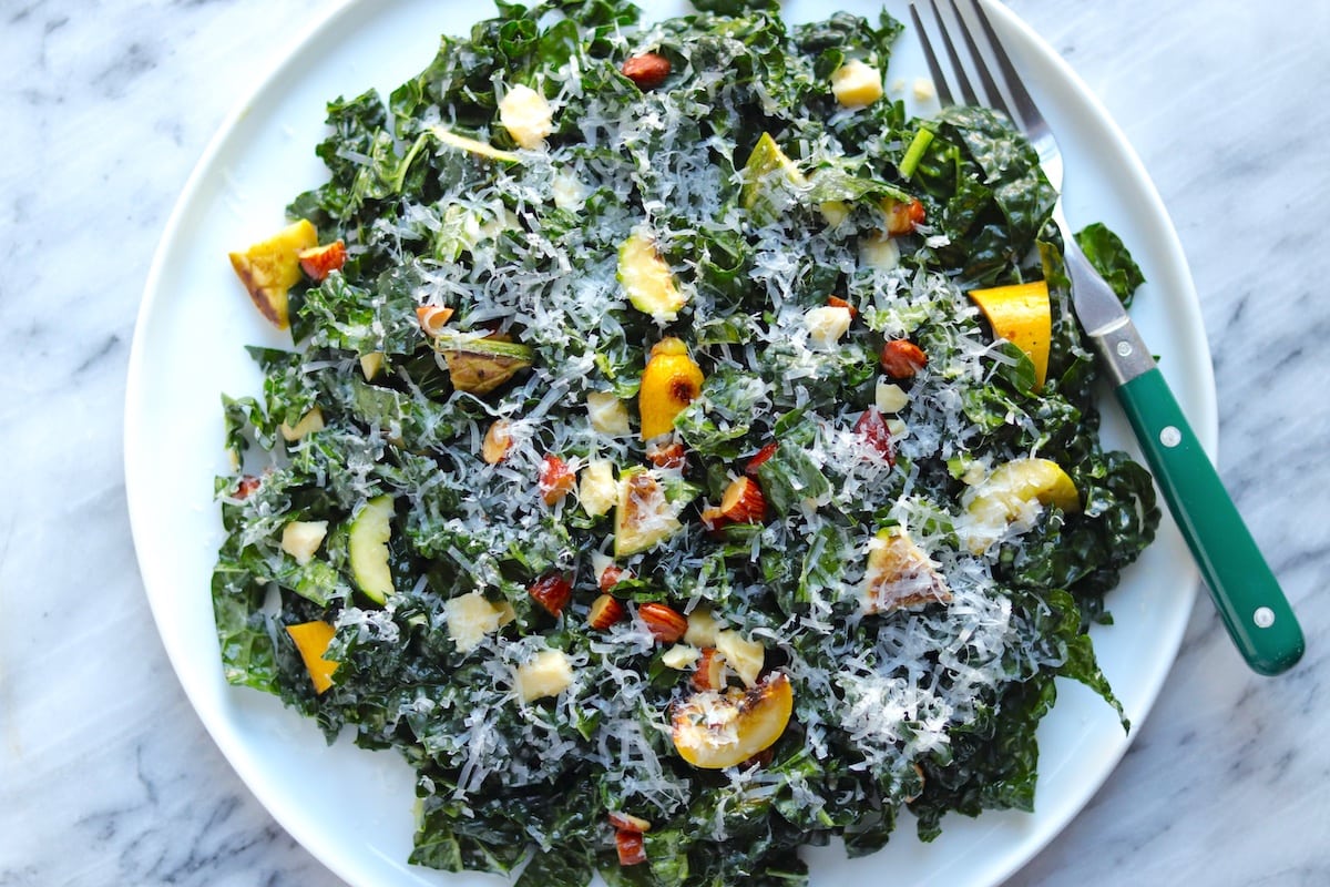 Kale Salad With Lemon Vinaigrette The Hungry Hutch