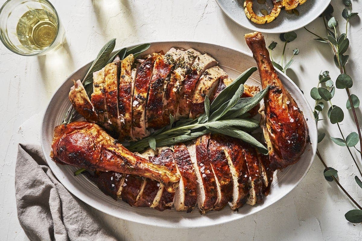 Roasted Turkey in Parchment With Gravy Recipe (With Video)