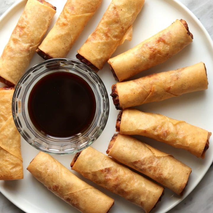 Pork and Cabbage Spring Rolls